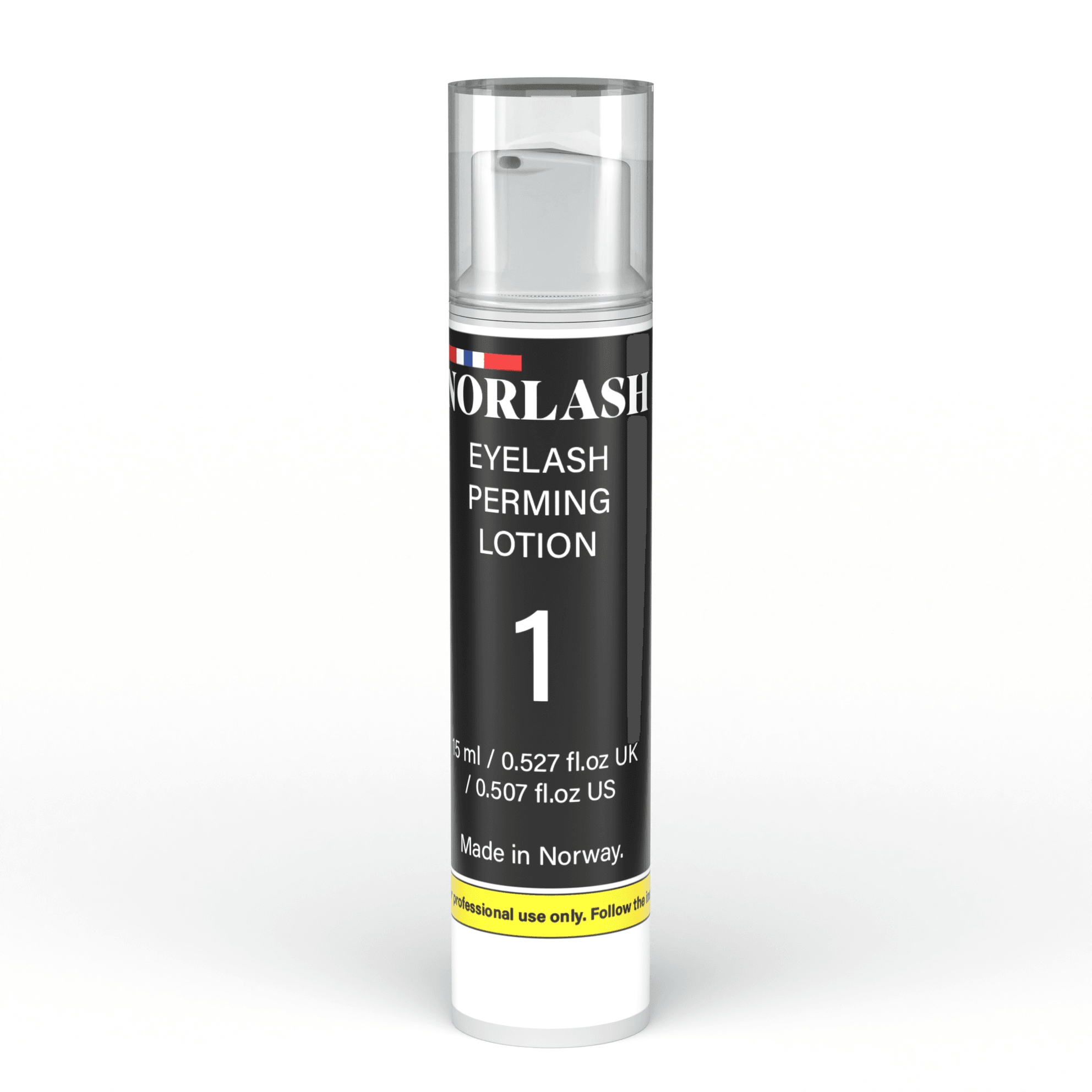 A bottle of NORLASH Perming Lotion